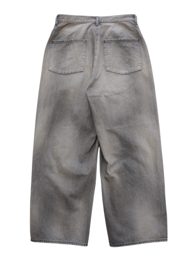 ANCELLM DENIM WIDE SLACKS BLACK 2025AW 通販ページ octavia