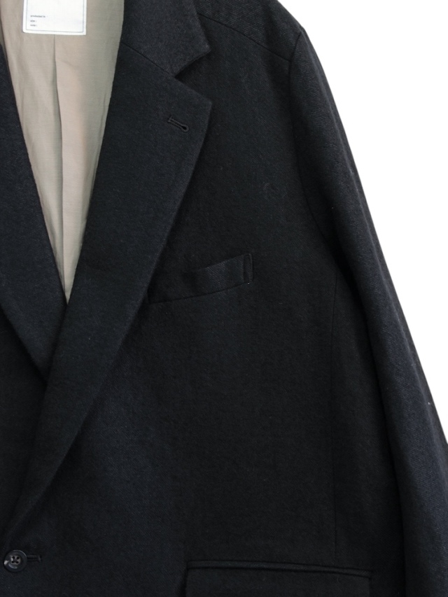 ジャケット・アウター ancellm DOUBLE-BREASTED COAT(BLACK) ANCELLM SEMI-DOUBLE TAILORED JACKET BLACK 2025AW 通販ページ
