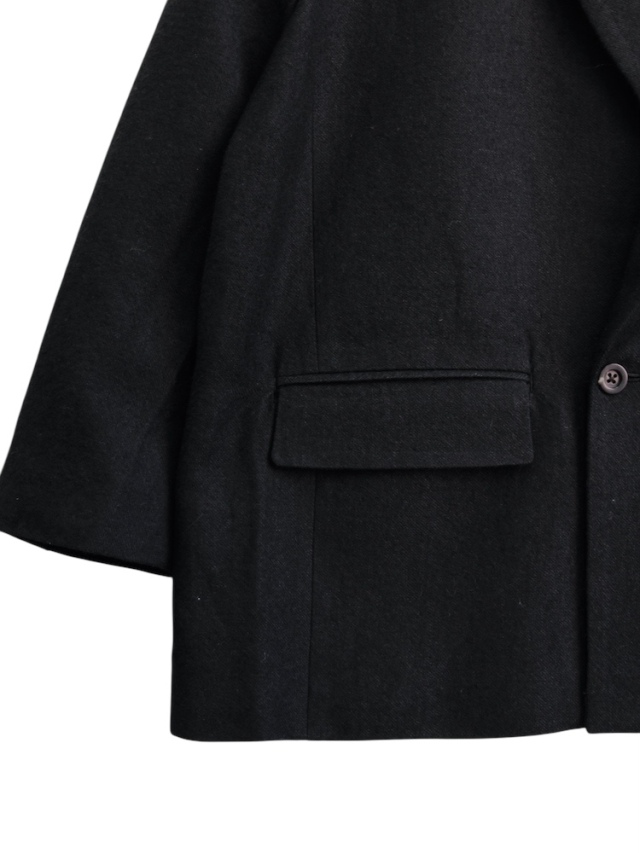 ジャケット・アウター ancellm DOUBLE-BREASTED COAT(BLACK) Mabel Double Breasted Oversized Coat Black | ALLSAINTS US