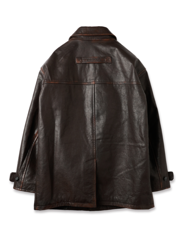 JIEDA LEATHER CAR COAT BLACK 通販 商品ページ octavia[オクタヴィア]