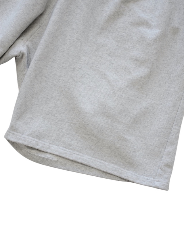 ANCELLM 3/4 TUCK SWEAT SHORTS ASH GRAY 通販ページ octavia