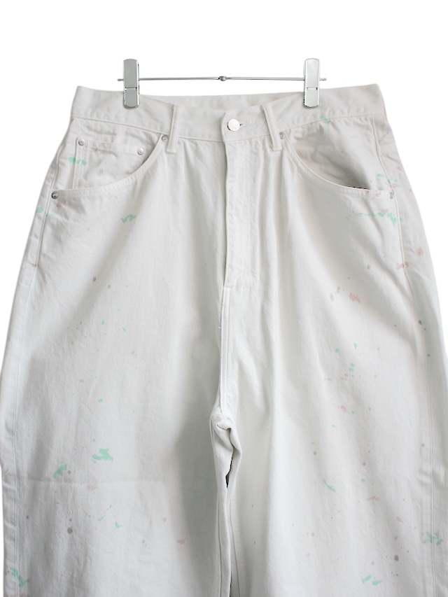 パンツ ANCELEM AGING WIDE 5P DENIM PANTS(WHITE) AGING WIDE 5P DENIM PANTS | ANCELLM(アンセルム) / パンツ