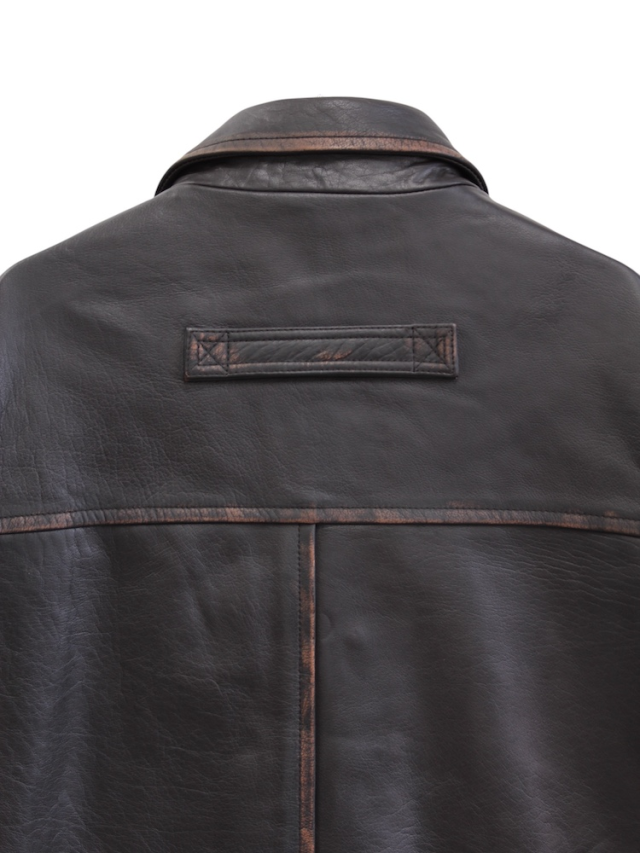 その他 koja JIEDA LEATHER CAR COAT BLACK 通販 商品ページ octavia[オクタヴィア]