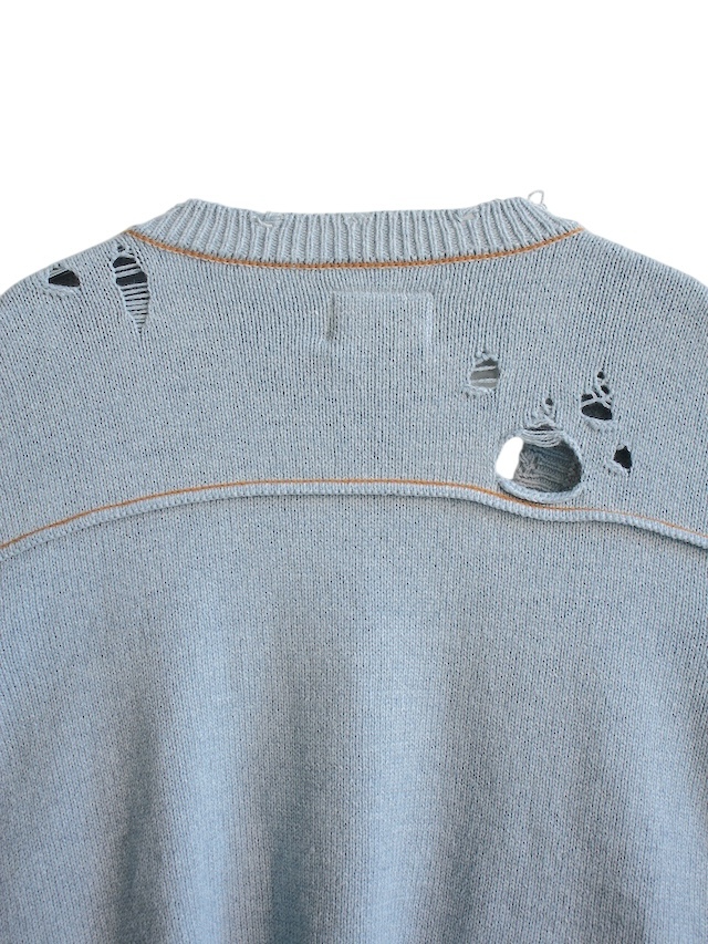 doublet RECYCLE DENIM YARN CARDIGAN INDIGO 通販ページ