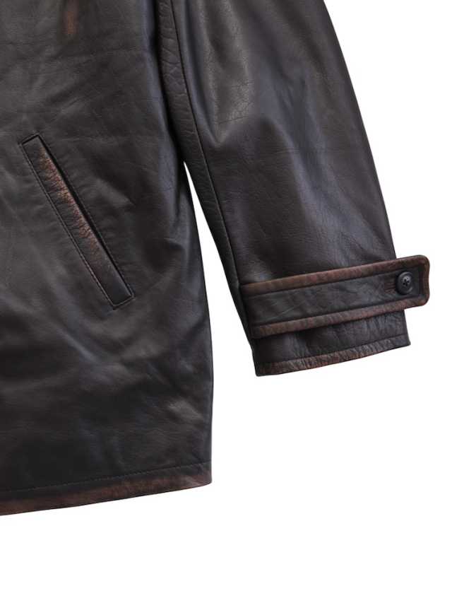JIEDA LEATHER CAR COAT BLACK 通販 商品ページ octavia[オクタヴィア]