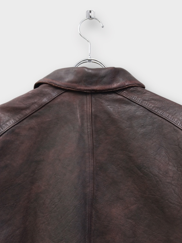 ANCELLM LEATHER JACKET D.BRICK 2026SS 通販ページ octavia[オクタヴィア]