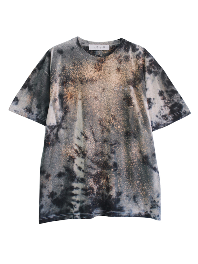 bal LOGO TIE DYE TEE GRAY/BEIGE 2025SS