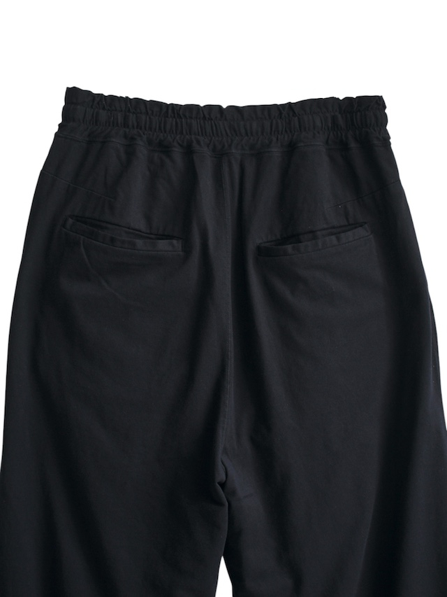 ANCELLM DRAPE WIDE EASY CUT SLACKS BLACK 通販ページ octavia