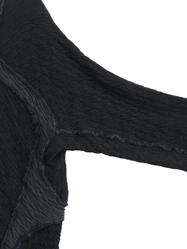 NVRFRGT PANELED LONG SLEEVE T-SHIRT BLACK 通販 商品ページOCTAVIA