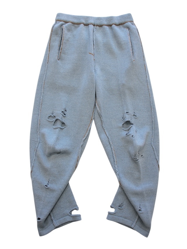 doublet RECYCLE DENIM YARN KNIT PANTS INDIGO 通販ページ