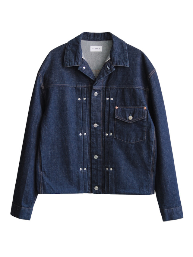 TANAKA THE JEAN JACKET RINSE BLUE 2025AW
