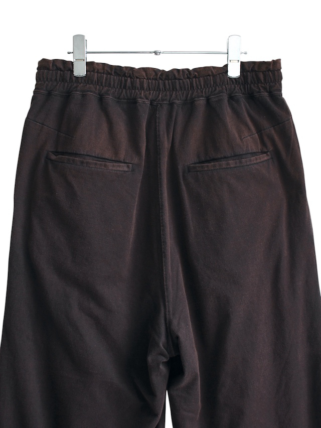 ANCELLM FADED DRAPE WIDE EASY CUT SLACKS BLACK 通販ページ octavia