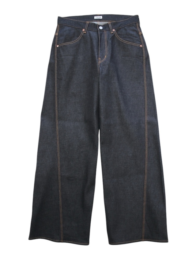 JieDa 3D WORK DENIM INDIGO 2025AW