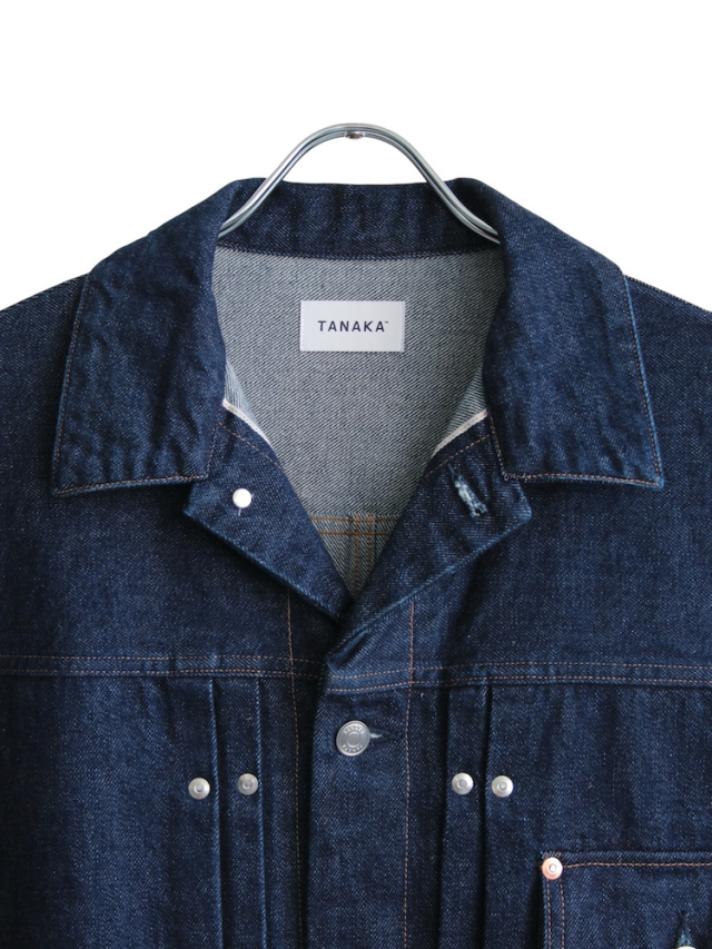 TANAKA Lサイズ　THE JEAN JACKET - RINSE BLUE TANAKA L size THE JEAN JACKET - RINSE BLUE