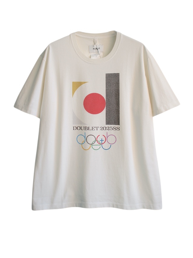 【関税込み】doublet ホワイト 'DOUBLET2025SS' Logo Tシャツ doublet DOUBLET2025SS LOGO T-SHIRT WHITE 通販ページ octavia