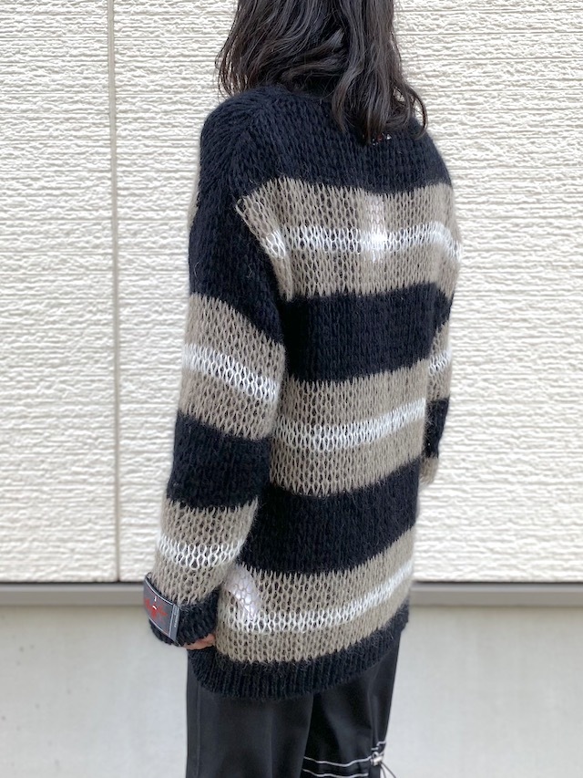 SYU.MAN × iiii MOHAIR KNIT PULLOVER | ajmalstud.com