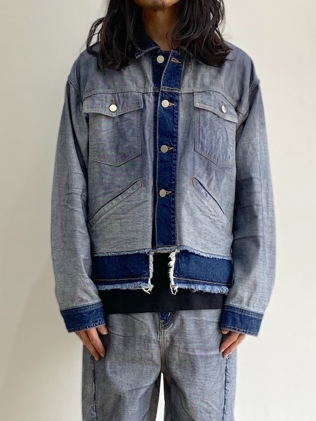 JieDa 23SS CUT OFF DENIM JACKET デニムジャケット-eastgate.mk