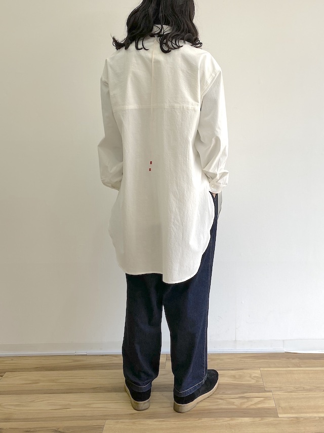 ANCELLM/アンセルム SKIPPER LONG SHIRT WHITE 公式通販octavia
