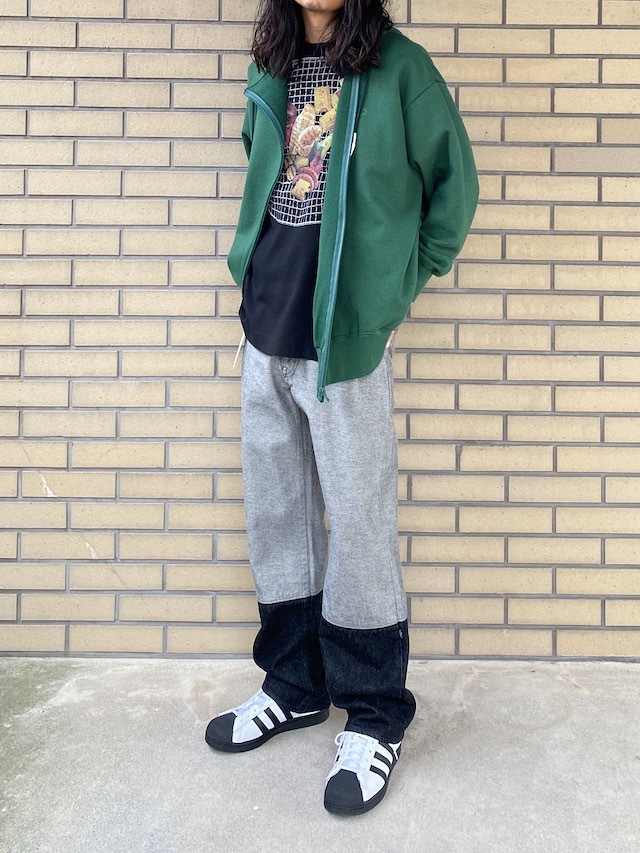 kudos/クードス 2TONE DENIM PANTS GRAY 公式通販octavia[オクタヴィア]