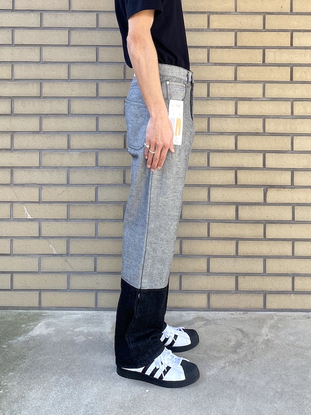 kudos 18AW 2 tone denim pants