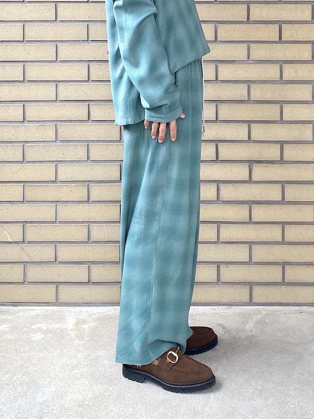 ANCELLM/アンセルム RAYON EASY SLACKS GREEN 公式通販octavia