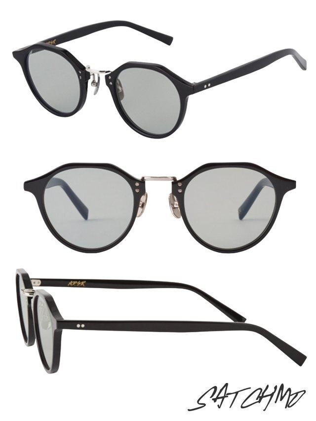 A.D.S.R SATCHMO 01s SHINY BLACK/SILVER (Lt.GREEN)