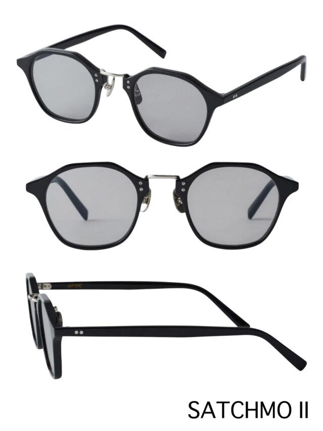 A.D.S.R. SATCHMO II 01s SHINY BLACK/SILVER (Lt.GRAY)