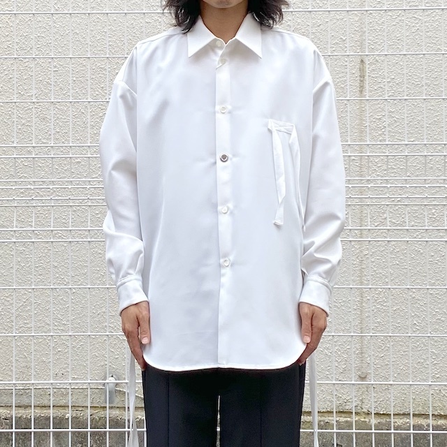 SYU.HOMME/FEMM CREAN OVERPLANE SHIRT TYPE PO WHITE SYU.HOMME/FEMM CREAN OVERPLANE SHIRT TYPE PO WHITE