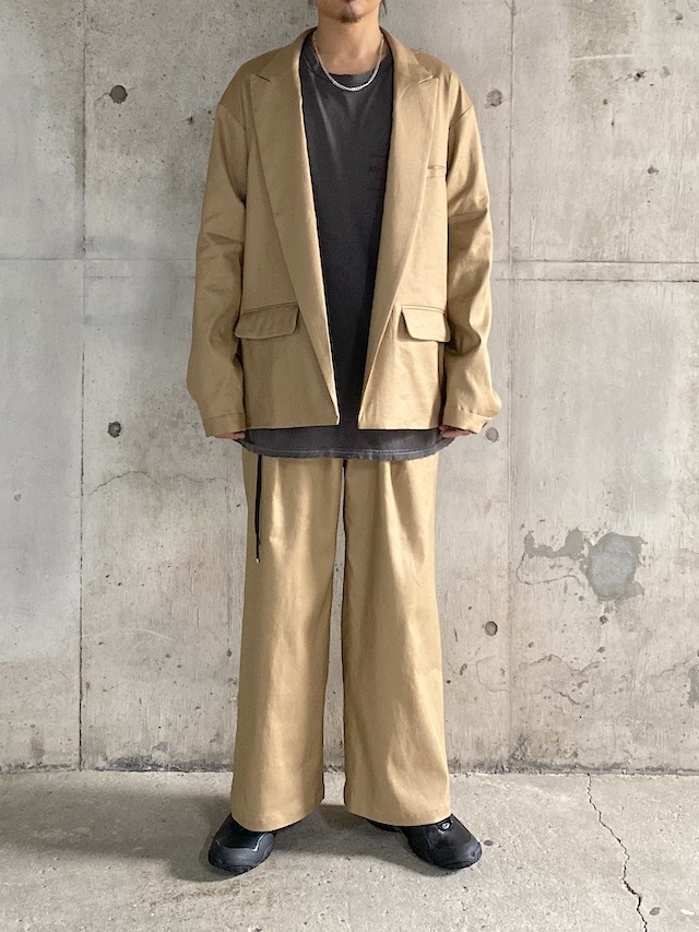 ANCELLM/アンセルム L/P WIDE SLACKS BEIGE 公式通販octavia[オクタヴィア]