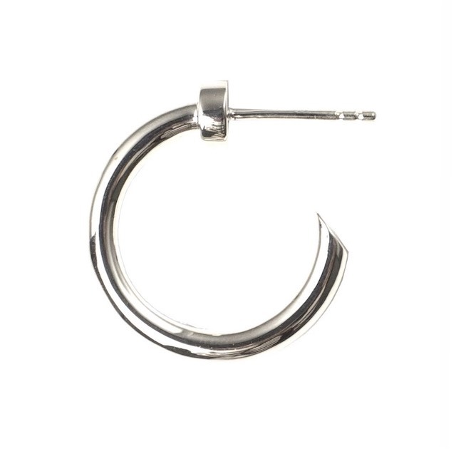 EPHEMERAL STUD HOOP PIERCE SILVER