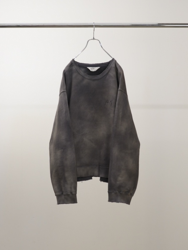 ANCELLM UNEVENNESS SWEAT SHIRT D.PLUM 2025AW