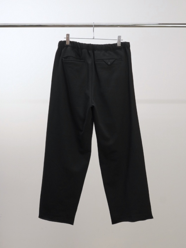 ANCELLM TUCK SWEAT PANTS BLACK 2025AW 通販ページ octavia[オクタヴィア]