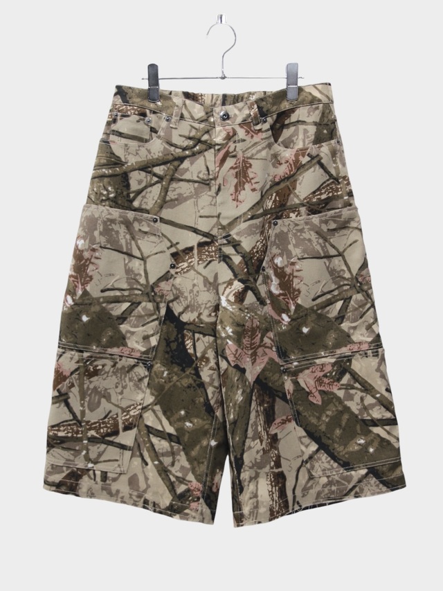arenotis CAMOUFLAGE TWILL 9-POCKET KNEE-LENGTH SHORTS BEIGE 2026SS