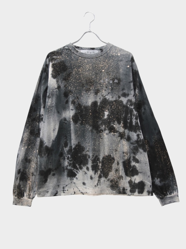 bal LOGO TIE DYE LS TEE by YUKIDYE GRAY 2026AW
