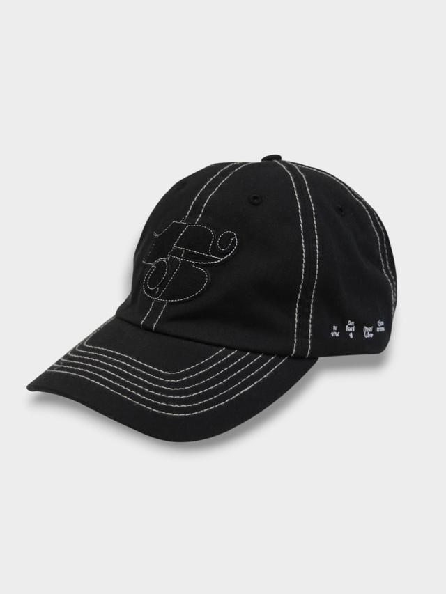 bal COTTON 6-PANEL HAT BLACK 2026AW