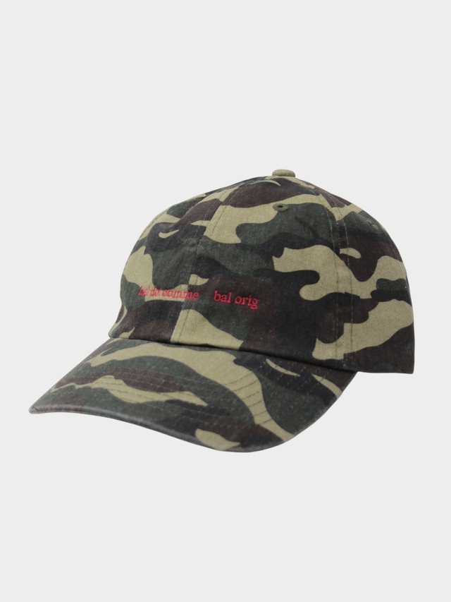 bal COTTON 6-PANEL HAT WOOD LAND 2026SS