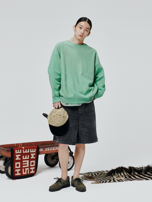 BOWWOW DOUBLE KNEE DUCK SHORTS AGED BLACK 2026SS 通販ページ
