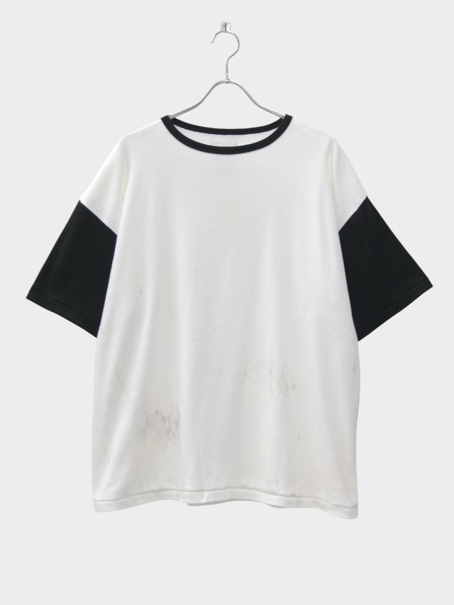 BOWWOW RIBBED SS CS AGED WHITE/BLACK 2026SS