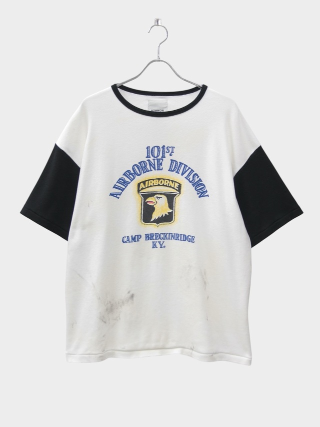 BOWWOW 101ST AIRBORNE DIV. RIBBED SS CS AGED WHITE/BLACK 2026SS