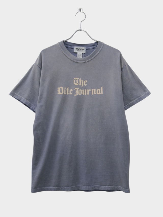 BOWWOW THE DITC JOURNAL TEE AGED EGGPLANT 2026SS