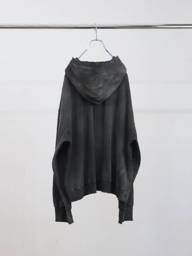 ANCELLM LIGHT LOOP ZIP HOODIE BLACK 2026SS 通販ページ octavia