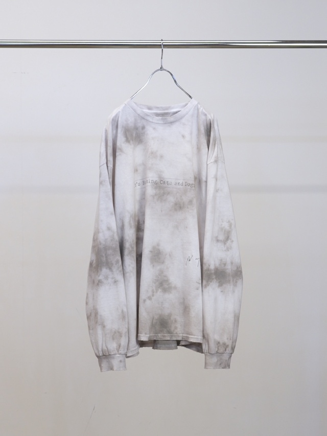 ANCELLM UNEVENNESS CATS AND DOGS LS BLACK 2026SS