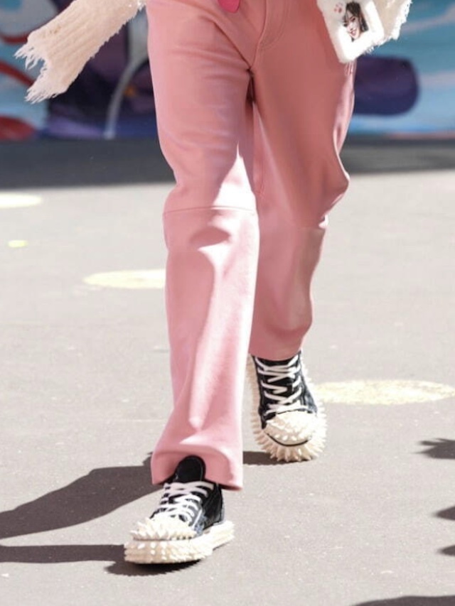 doublet SPIKY CANVAS SNEAKER BLACK 通販ページ octavia