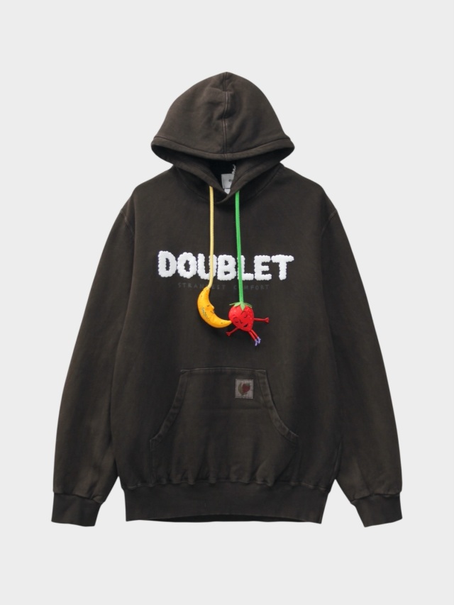 [10%POINTバック] doublet MUD-DYED HOODIE WITH SHFU MUD 2026SS
