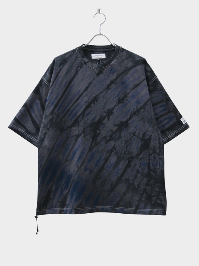 elephant TRIBAL fabrics TIE-DYE FAT T-SH DARK NAVY 2026SS