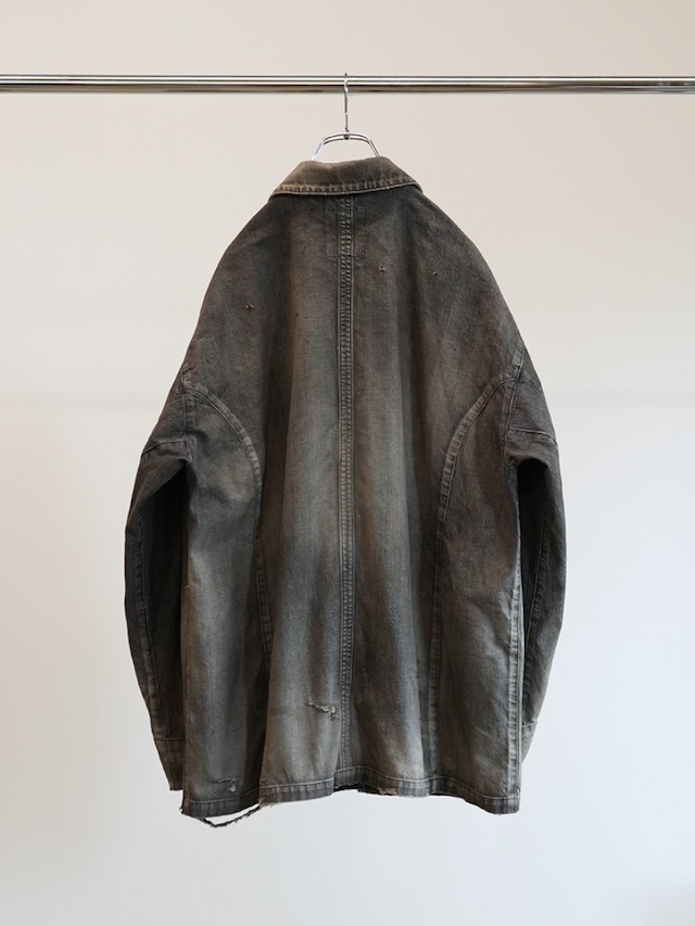ANCELLM DENIM COVERALL BLACK 通販ページ octavia[オクタヴィア]