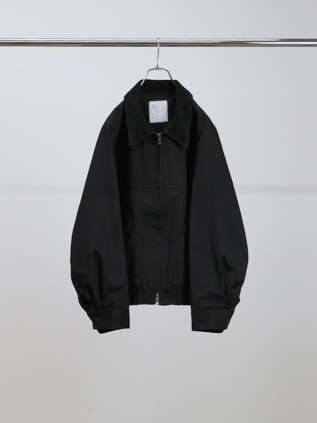 ANCELLM ZIP BLOUSON BLACK 2026SS