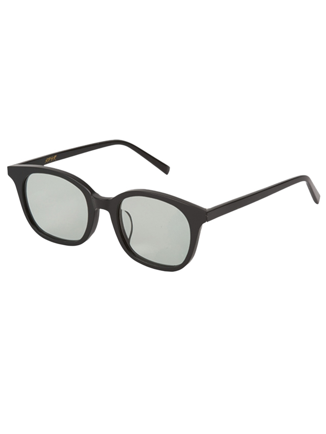 ADSR MONK 01 Lt.Green ハンドメイド サングラス A.D.S.R. MONK モンク 01 (c) Shiny Black- Light Green lenses