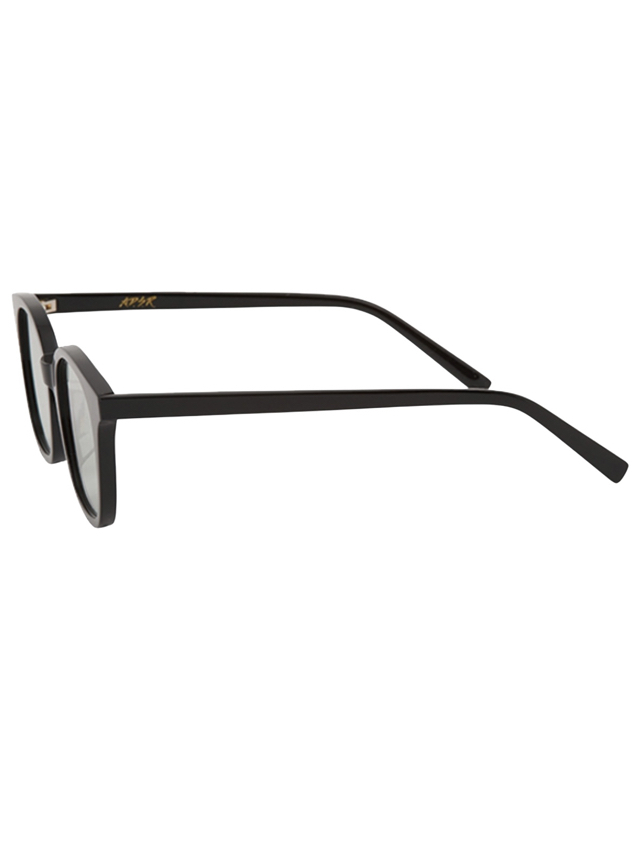A.D.S.R. MONK モンク 01 (b) Shiny Black- Light Brown lenses