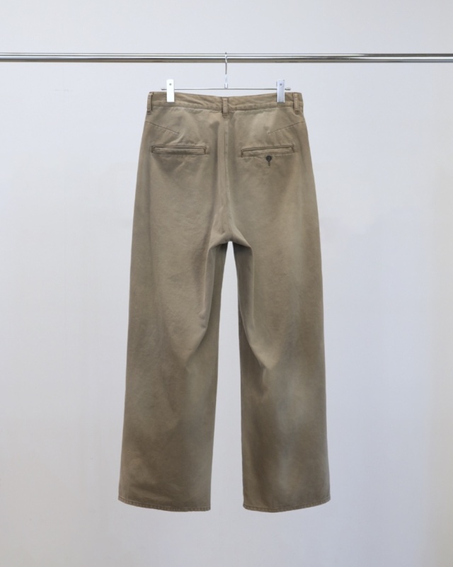 ANCELLM CHINO WIDE SLACKS BEIGE 通販ページ octavia[オクタヴィア]
